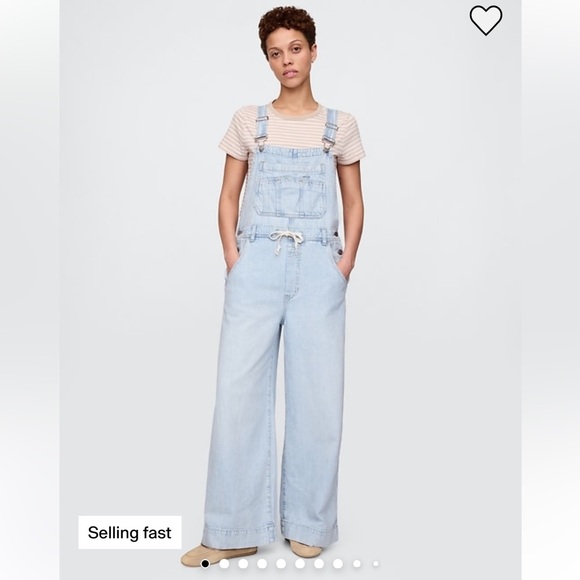 GAP Denim Baggy Overalls - Picture 1 of 8